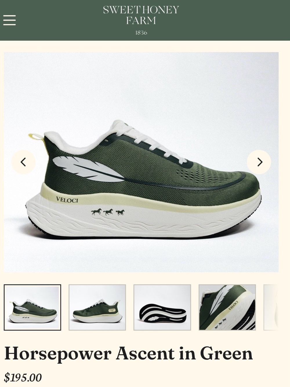 Veloci Horsepower Ascent Running Shoe — Limited Edition